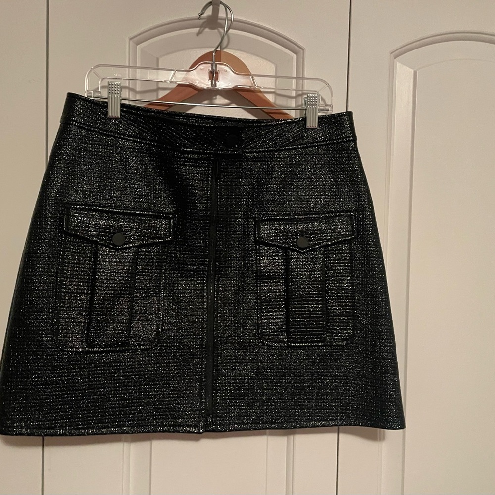 Ted Baker Black A-Line Mini Skirt for Work
